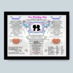 15th Anniversary (Crystal) Wedding Day Chart Framed Print -Cheap Gifts Store 735x735 fitbox 15th anniversary crystal wedding day chart tge 8