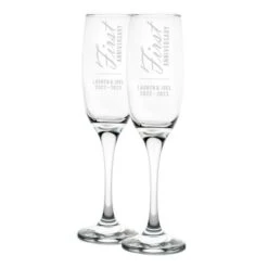Personalised 1st Anniversary Champagne Flutes -Cheap Gifts Store 735x735 fitbox 1st anniversary champagne flutes 3