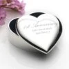 Personalised 1st Anniversary Silver Plated Heart Trinket Box -Cheap Gifts Store 735x735 fitbox 1st anniversary heart trinket box