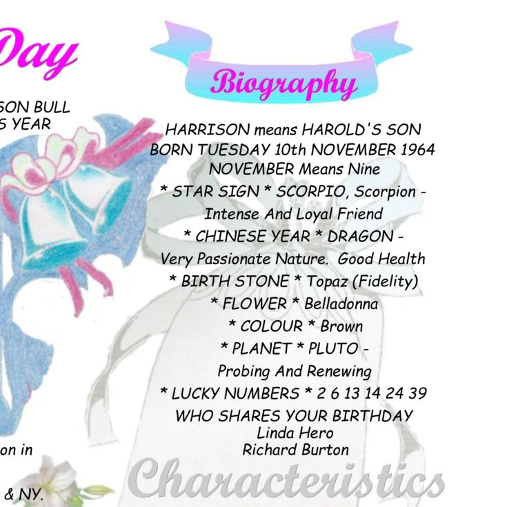 30th Anniversary (Pearl) Wedding Day Chart Framed Print 7 30th Anniversary (Pearl) Wedding Day Chart Framed Print - Image 5