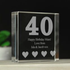 40th Birthday Keepsake