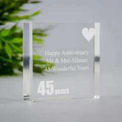 45th (Sapphire) Anniversary Keepsake -Cheap Gifts Store 735x735 fitbox 45th anniversary keepsake 1 1