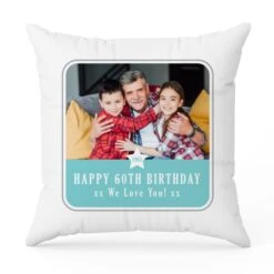 Personalised 60th Birthday Blue Photo Upload Cushion -Cheap Gifts Store 735x735 fitbox 60th birthday blue photo upload cushion 61