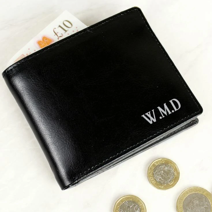 Personalised Initial Leather Wallet 6 Personalised Initial Leather Wallet - Image 4