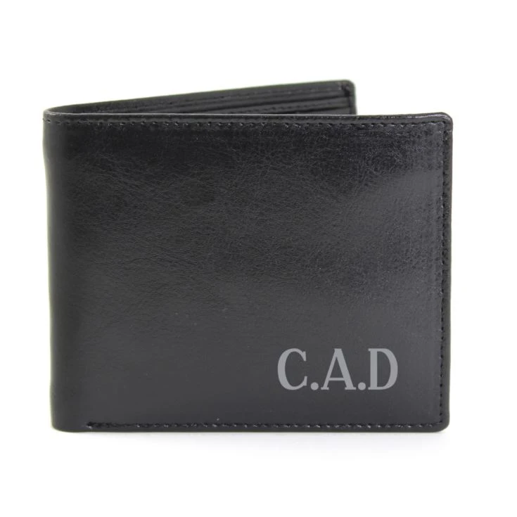 Personalised Initial Leather Wallet 4 Personalised Initial Leather Wallet - Image 2