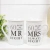 Amore Gift Set - 60 Years Of Mr Right/Mrs Always Right -Cheap Gifts Store 735x735 fitbox WG67760