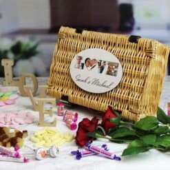 'LOVE' Photo Upload Gift - Retro Sweet Hamper