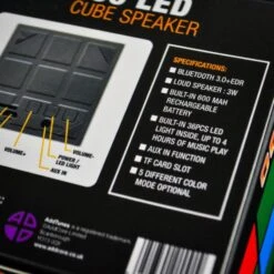 Colour Changing LED Cube Bluetooth Speaker -Cheap Gifts Store 735x735 fitbox adc202 cube led speaker 4