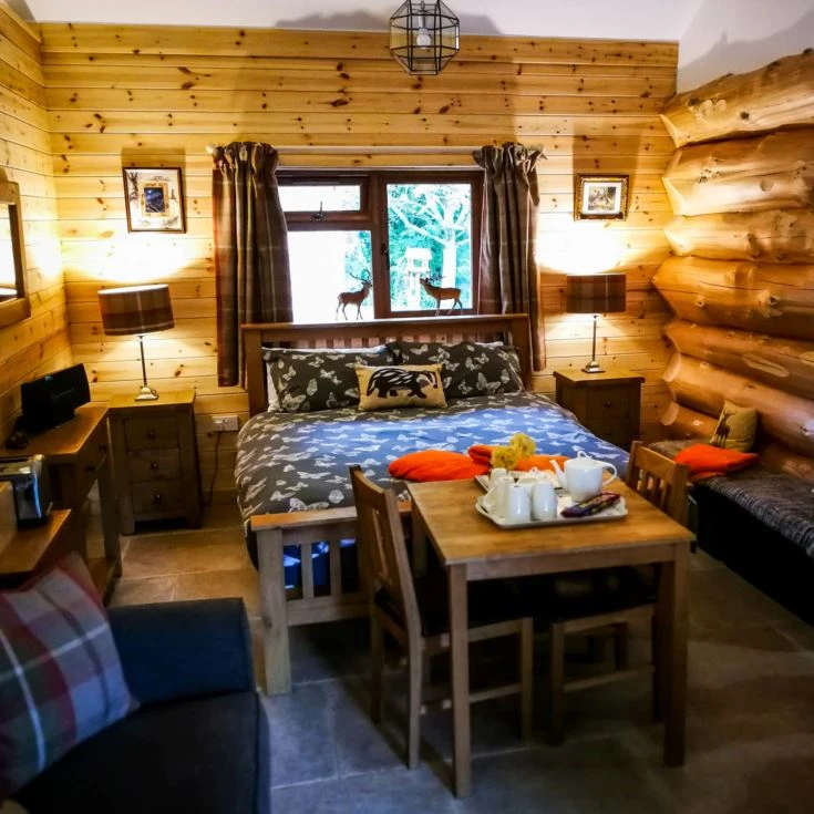 Two Night Stay In A Log Cabin At Badgers Wood, Hoo Zoo And Dinosaur World - Image 2