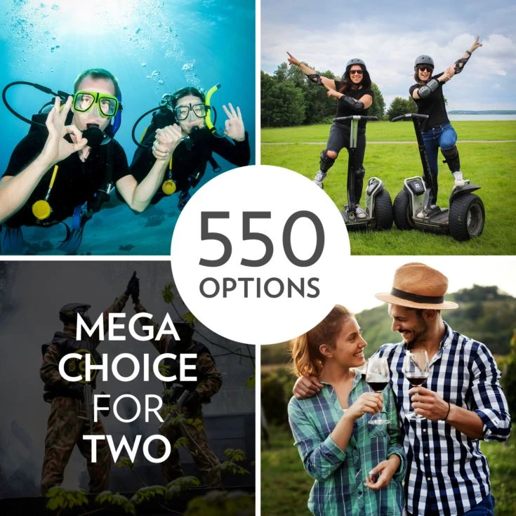 Mega Choice For Two - Experience Day Voucher - Image 2