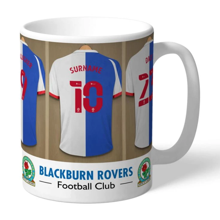 Personalised Blackburn Rovers FC Dressing Room Mug 4 Personalised Blackburn Rovers FC Dressing Room Mug - Image 2