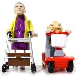 Racing Granny And Grandad Wind Up Toys