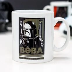 Personalised Star Wars Boba Pop Art Mug