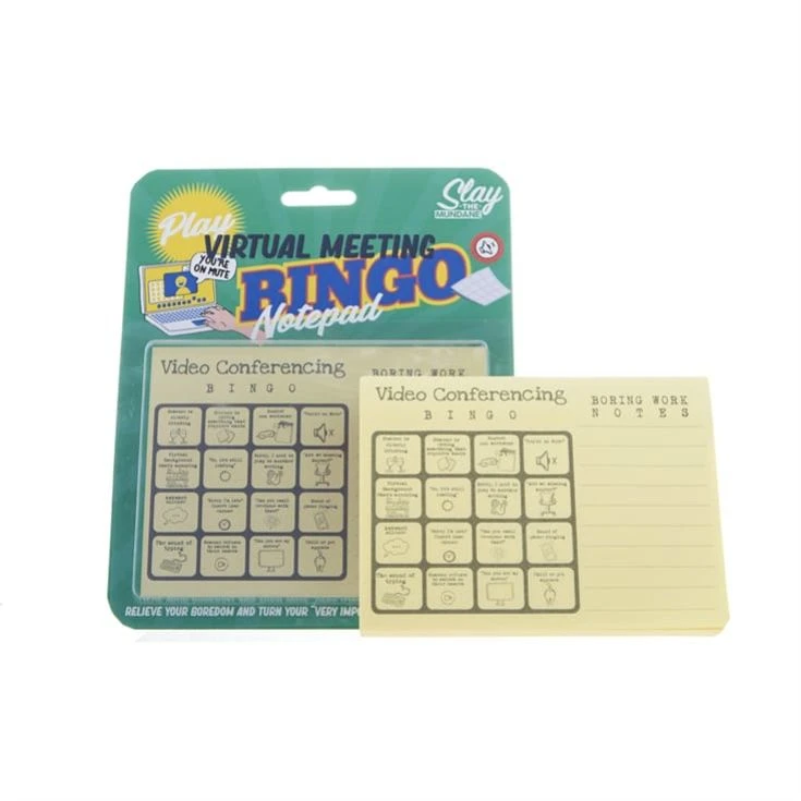 Virtual Meeting Bingo Memo Pad 8 Virtual Meeting Bingo Memo Pad - Image 6