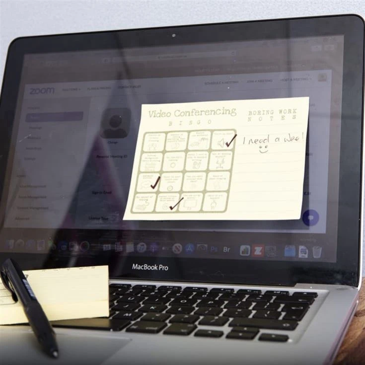 Virtual Meeting Bingo Memo Pad 5 Virtual Meeting Bingo Memo Pad - Image 3