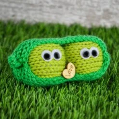 Hand Knitted Amigurumi Two Peas In A Pod