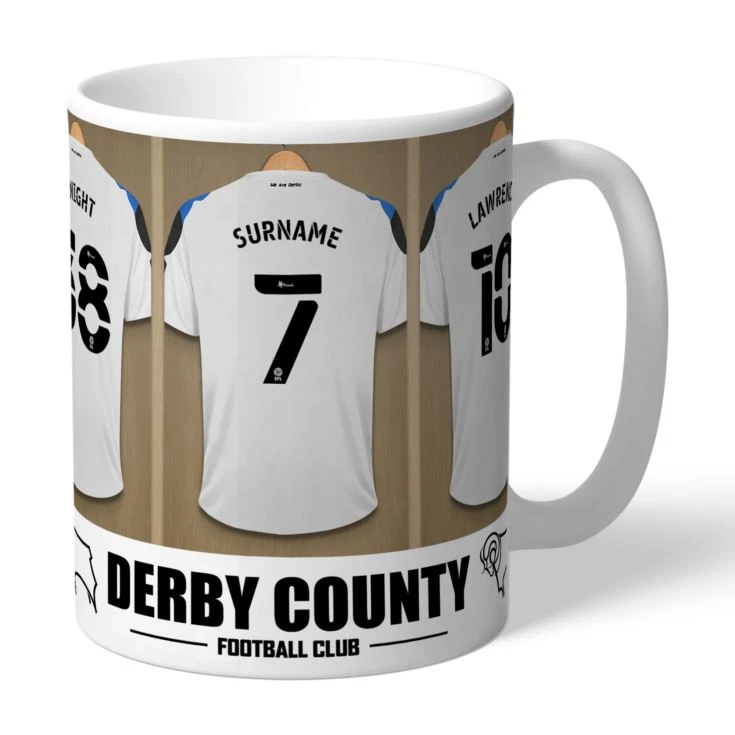 Personalised Derby County Dressing Room Mug 3 Personalised Derby County Dressing Room Mug