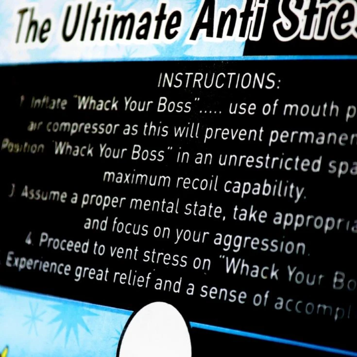 Whack Your Boss Inflatable Punch Bag 12 Whack Your Boss Inflatable Punch Bag - Image 10