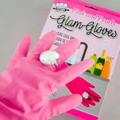 Pink & Pearly Washing Up Gloves -Cheap Gifts Store 735x735 fitbox dgp228 pink pearly gloves 3