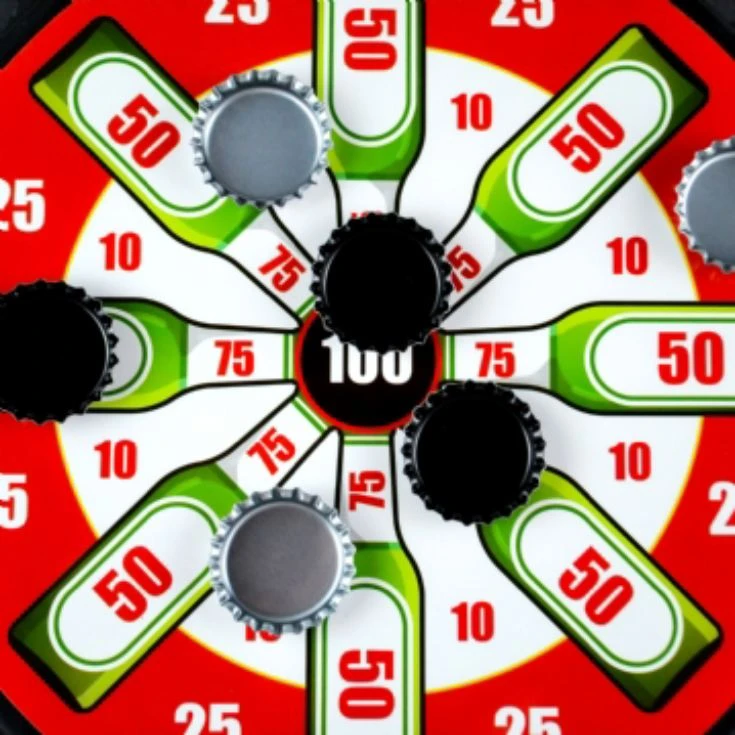 Magnetic Bottle Cap Dartboard 7 Magnetic Bottle Cap Dartboard - Image 5