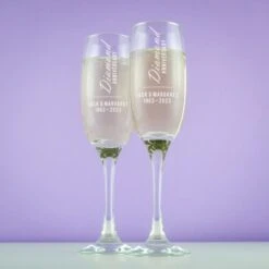 Personalised Diamond Anniversary Champagne Flutes -Cheap Gifts Store 735x735 fitbox diamond anniversary champagne flutes 1 1