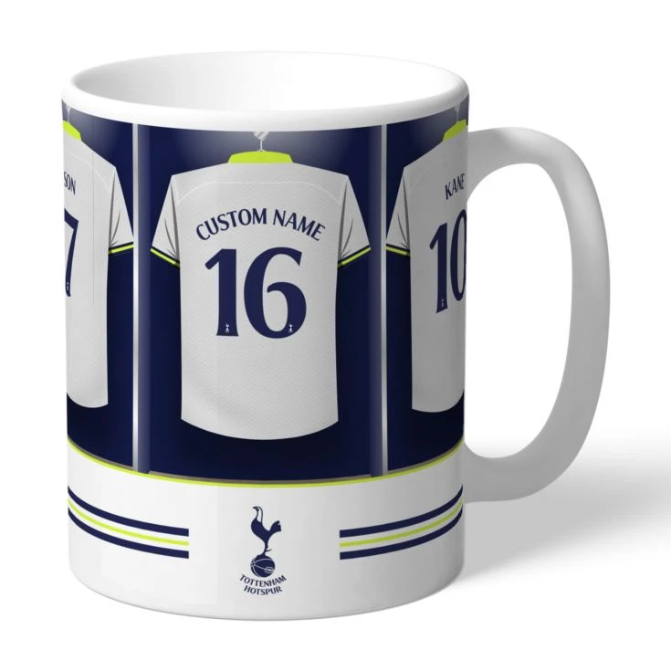 Personalised Tottenham Hotspur Dressing Room Mug 3 Personalised Tottenham Hotspur Dressing Room Mug