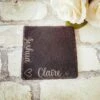 Personalised Set Of 4 Slate Coasters