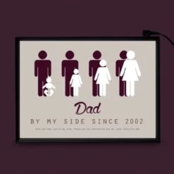 Personalised Dad By My Side Light Box 14 Personalised Dad By My Side Light Box -Cheap Gifts Store 735x735 fitbox fmg1907 dad by my side light box 3