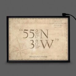 Personalised Coordinates Light Box -Cheap Gifts Store 735x735 fitbox fmg2036 coordinates compass light box 9