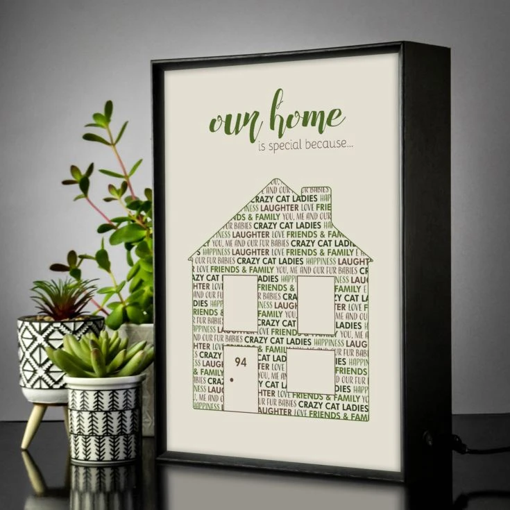 Personalised Our Home Is Special Light Box 14 Personalised Our Home Is Special Light Box - Image 12