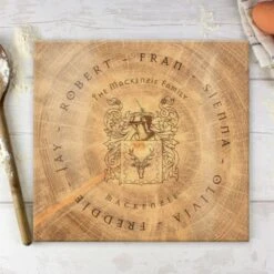 Personalised Wood Effect Family Tree Coat Of Arms Chopping Board -Cheap Gifts Store 735x735 fitbox fmg2995 coa wood effect chopping board 2