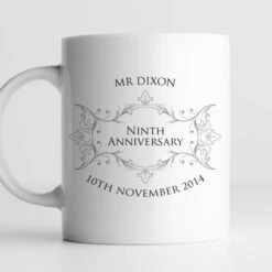 Pair Of Personalised Ninth Anniversary Mugs -Cheap Gifts Store 735x735 fitbox fmg3639 fmg3824 pair of ninth anniversary mugs 3
