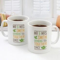 Personalised Pair Of Drinking Coffee Together Since Mugs -Cheap Gifts Store 735x735 fitbox fmg3642 pair of drinking coffee together since mug 3