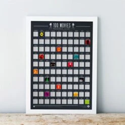 100 Movies Bucket List Poster