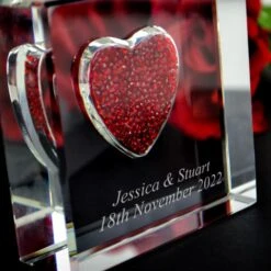 Personalised Glass Keepsake With Red Crystal Heart -Cheap Gifts Store 735x735 fitbox glass keepsake with red crystal heart 4