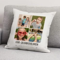 Personalised Grandchildren Multi Photo Cushion -Cheap Gifts Store 735x735 fitbox grandchildren multi photo cushion 1 1