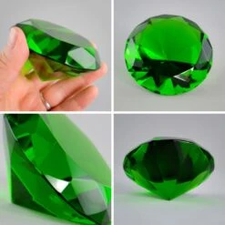Personalised Optical Crystal Green Diamond Paperweight -Cheap Gifts Store 735x735 fitbox green paperweight 4