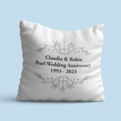 Personalised Pearl Anniversary Cushion -Cheap Gifts Store 735x735 fitbox had245 pearl anniversary cushion 4