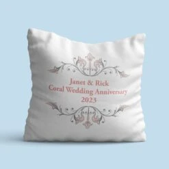 Personalised Coral Anniversary Cushion -Cheap Gifts Store 735x735 fitbox had251 coral anniversary cushion 3