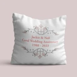 Personalised Coral Anniversary Cushion -Cheap Gifts Store 735x735 fitbox had251 coral anniversary cushion 4