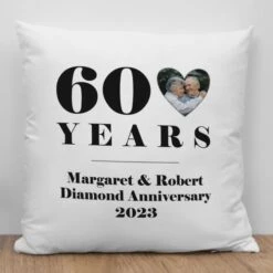 Personalised 60th Wedding Anniversary Photo Cushion -Cheap Gifts Store 735x735 fitbox had260 60th wedding anniversary photo cushion 1 1