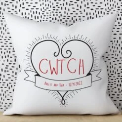 Personalised Cwtch Cushion