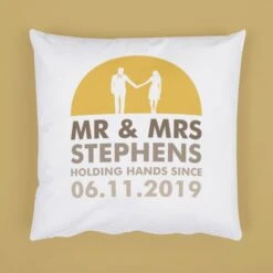 Personalised Mr And Mrs Holding Hands Cushion 9 Personalised Mr And Mrs Holding Hands Cushion -Cheap Gifts Store 735x735 fitbox had281 mr and mrs holding hands cushion 1 1