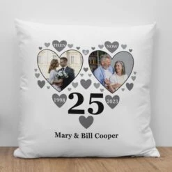 Personalised Then And Now Silver Anniversary Photo Cushion -Cheap Gifts Store 735x735 fitbox had282 then and now silver anniversary photo cushion 1 1