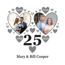 Personalised Then And Now Silver Anniversary Photo Cushion -Cheap Gifts Store 735x735 fitbox had282 then and now silver anniversary photo cushion 2