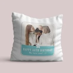Personalised 60th Birthday Blue Photo Upload Cushion -Cheap Gifts Store 735x735 fitbox had287 60th birthday blue photo upload cushion 3a