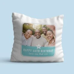 Personalised 60th Birthday Blue Photo Upload Cushion -Cheap Gifts Store 735x735 fitbox had287 60th birthday blue photo upload cushion 4a