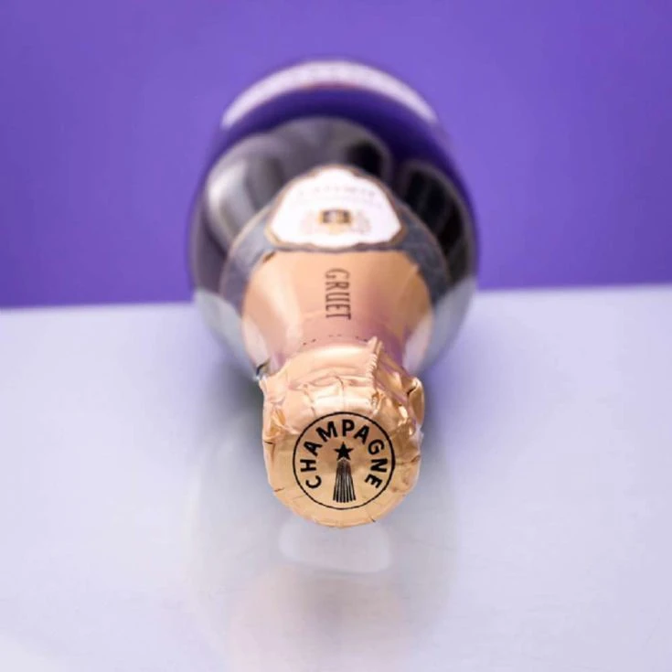 Gruet Brut Champagne & Gift Box With Personalised Ribbon - Image 3