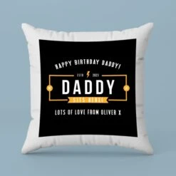 Personalised Luxury Daddy Black Cushion -Cheap Gifts Store 735x735 fitbox luxury daddy black cushion 3