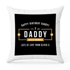 Personalised Luxury Daddy Black Cushion -Cheap Gifts Store 735x735 fitbox luxury daddy black cushion 5